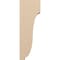 Ekena Millwork 5"W x 10"D x 30"H Thin Van Buren Rough Cedar Woodgrain TimberThane Corbel, Primed Tan CORUR05X10X30VANRCPR - alternate 3